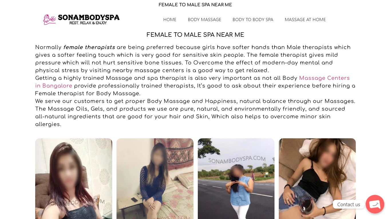 Female to Male Spa Near Me | Female to male Spa at Home - Body to Body ...