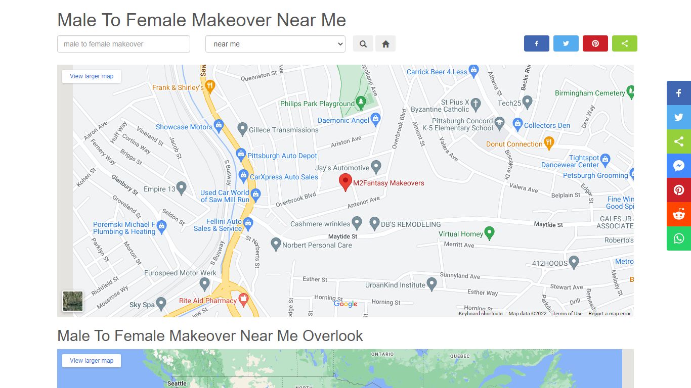 Male To Female Makeover Near Me